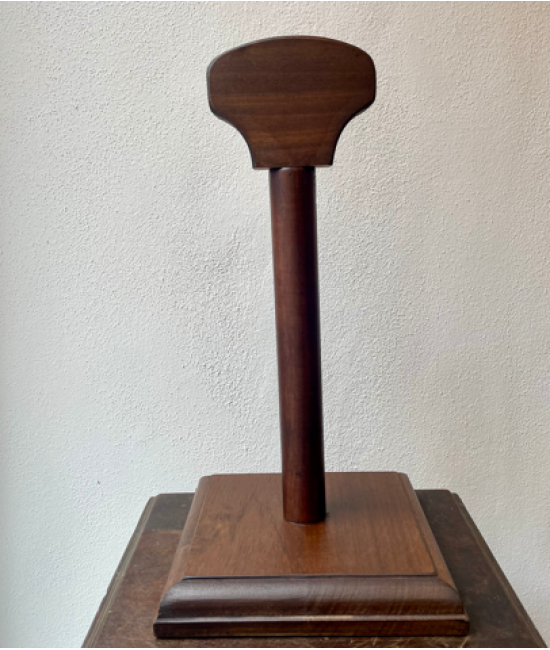 Wooden Helmet Stand