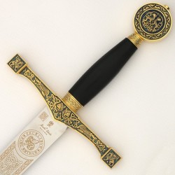 Excalibur gold sword