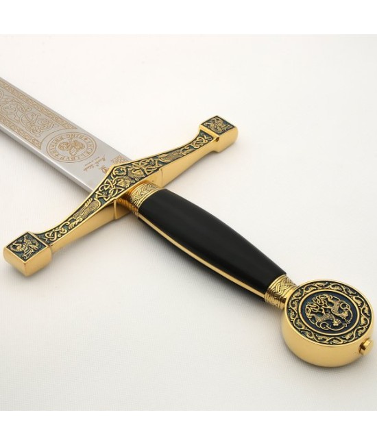 Excalibur gold sword