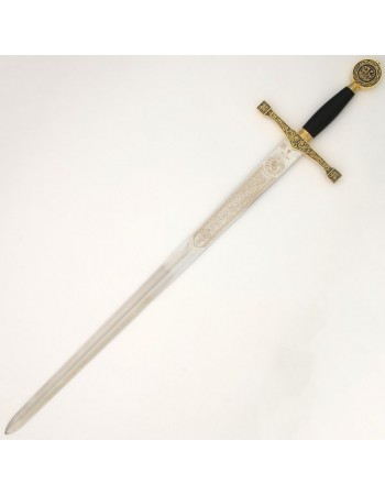 Excalibur gold sword