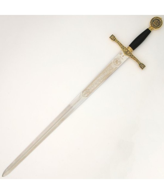 Excalibur gold sword