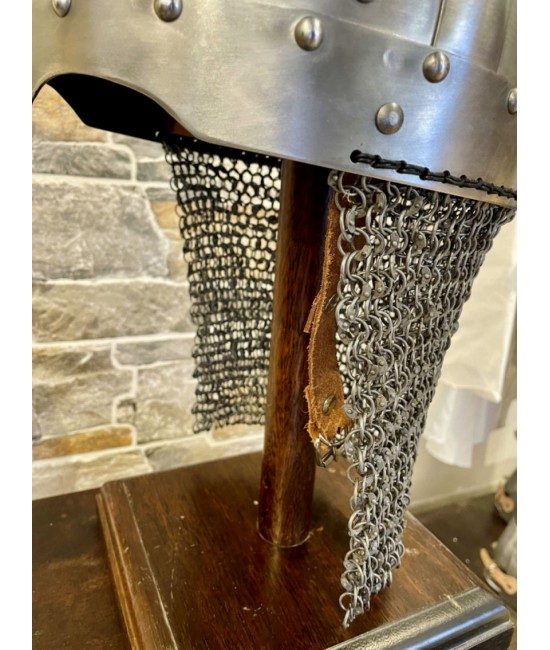 Medieval Nasal Brain Helmet