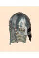 Viking Helmet with Cheek Guards and Aventail