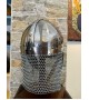 Viking Helmet with Cheek Guards and Aventail