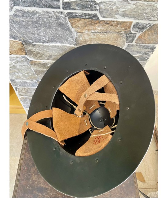 Medieval Kettle Hat with Band