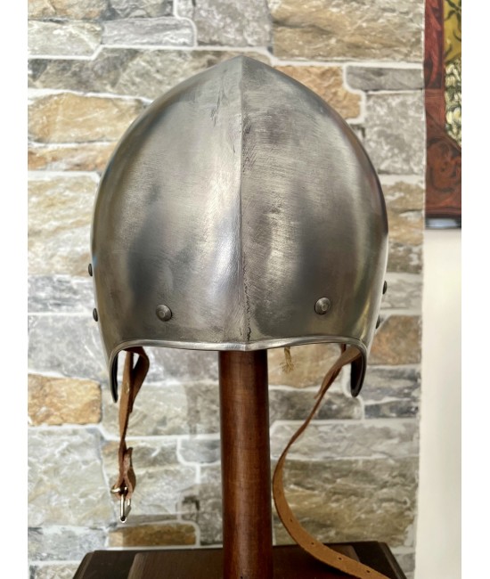 Medieval Bascinet Helmet – Handmade in Italy