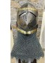 Medieval Bascinet helmet