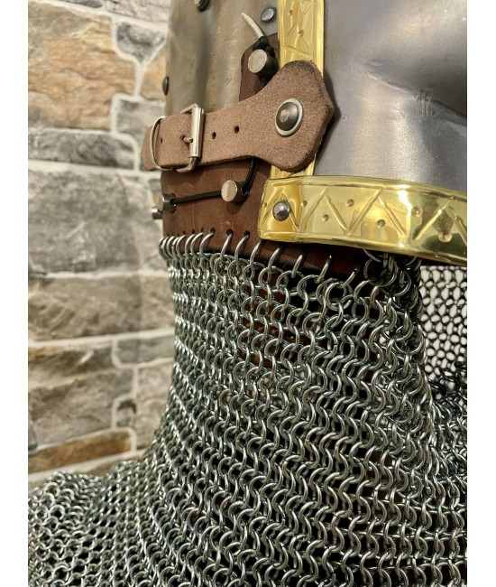 Medieval Bascinet helmet