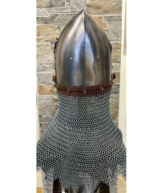 Medieval Bascinet helmet