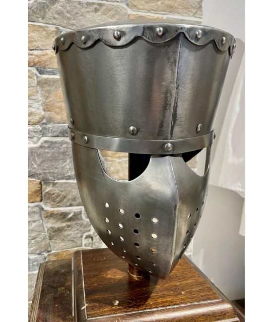 Medieval Helm - Flat Stamp Helm 
