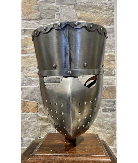 Medieval Helm - Flat Stamp Helm 