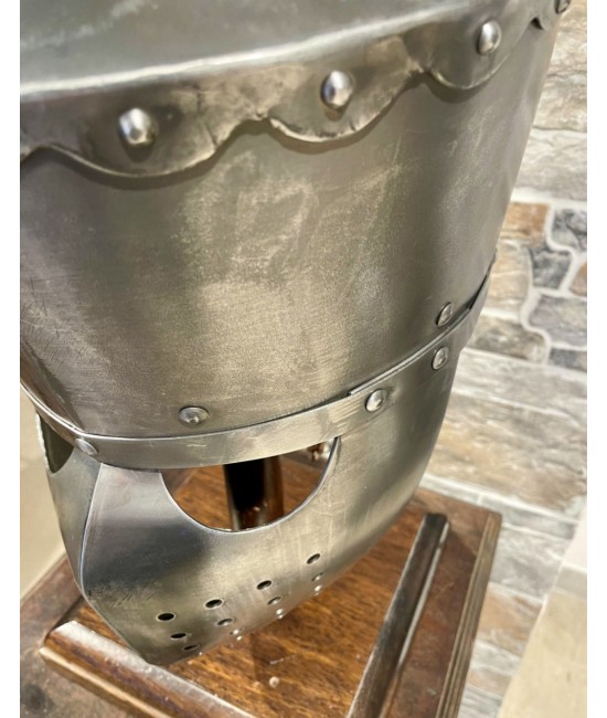Medieval Helm - Flat Stamp Helm 