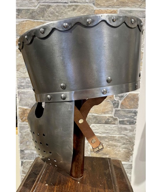 Medieval Helm - Flat Stamp Helm 