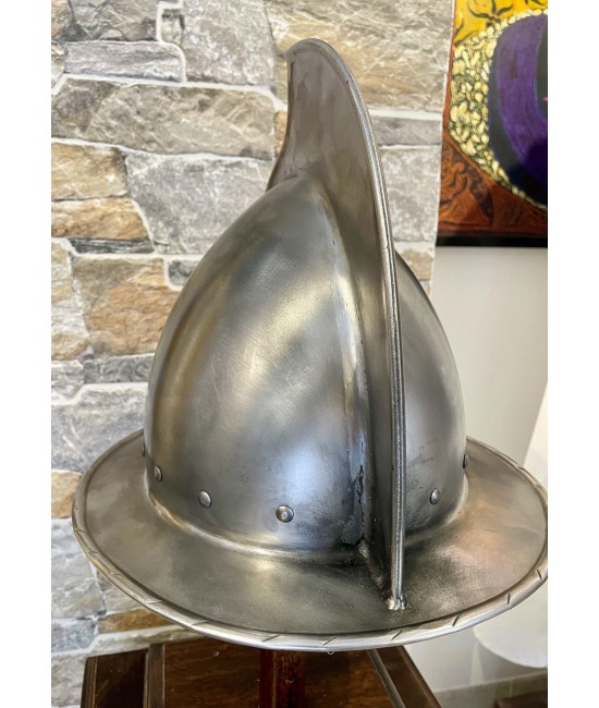 Morion Helmet with Crest