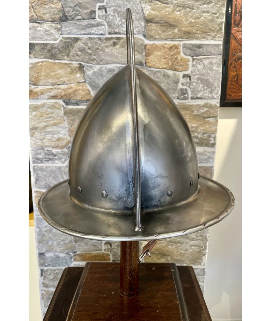 Morion Helmet with Crest
