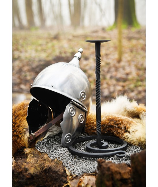 Iron helmet stand