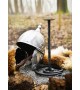 Iron helmet stand