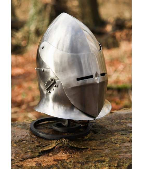 Iron helmet stand