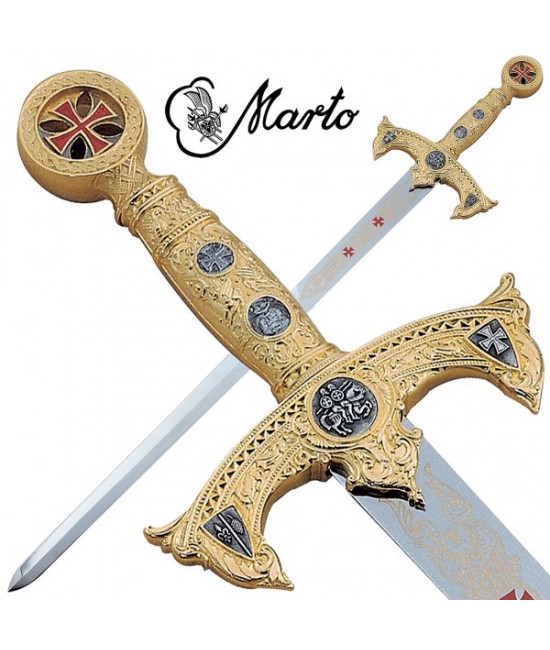 Knights Templar Sword, gold