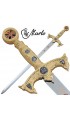 Knights Templar Sword, gold