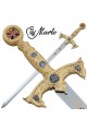 Knights Templar Sword, gold