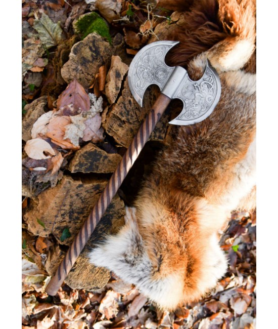 Double-bladed axe