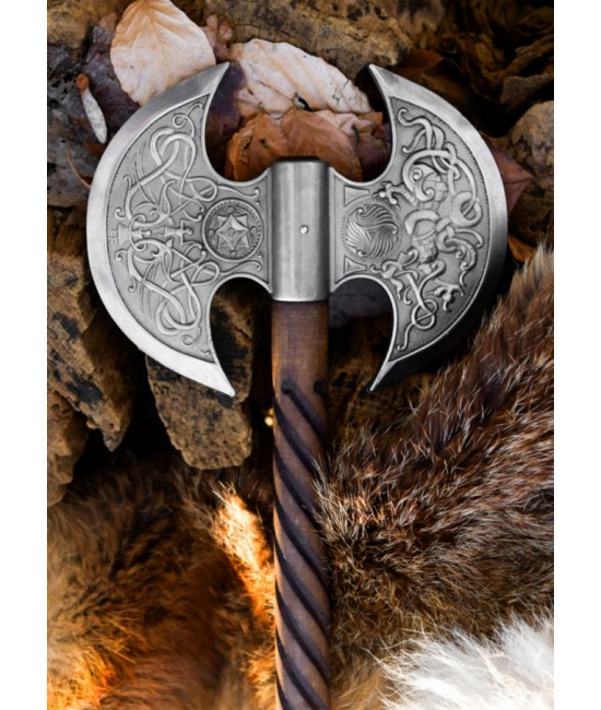 Double-bladed axe