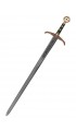 Robin Hood Sword, Gold-Plated, with Decorative Engravings – Marto