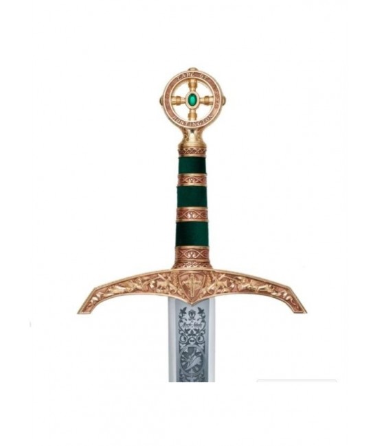 Robin Hood Sword, Gold-Plated, with Decorative Engravings – Marto