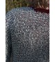 Riveted and zinc-plated Hauberk, Inner ring diameter 9mm