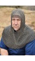 Chainmail coif, butted spring steel, 8 mm inner diameter