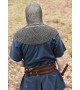 Chainmail coif, butted spring steel, 8 mm inner diameter