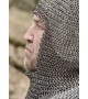 Chainmail coif, butted spring steel, 8 mm inner diameter