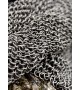 Chainmail coif, butted spring steel, 8 mm inner diameter