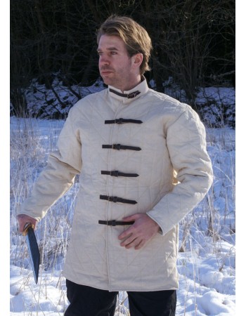 Gambeson with buckles