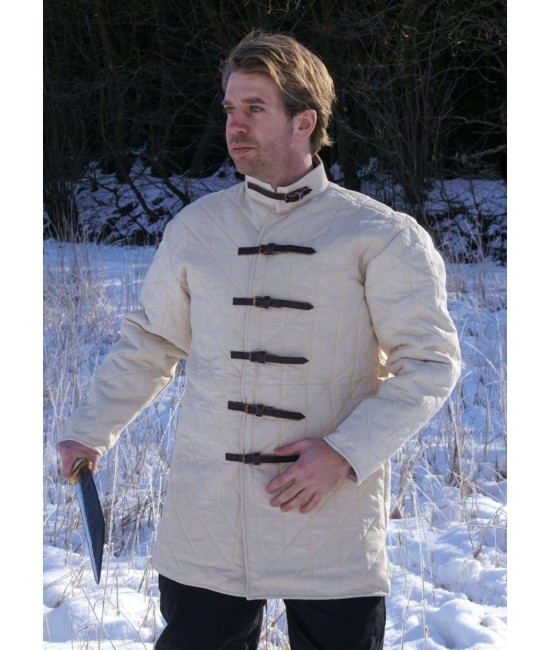 Gambeson with buckles