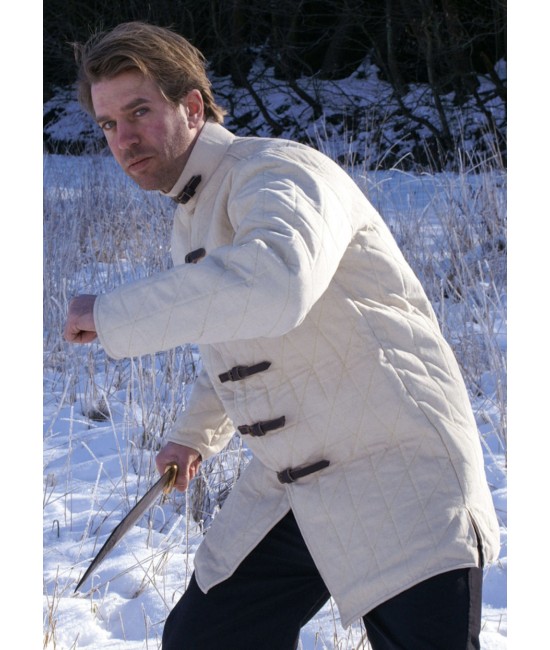 Gambeson with buckles