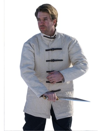 Gambeson with buckles