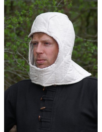 Medieval padded head coif