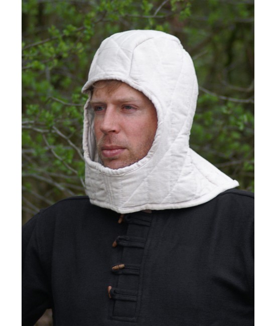 Medieval padded head coif