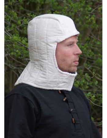Medieval padded head coif