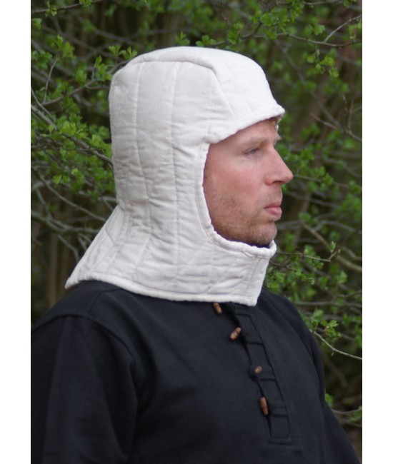 Medieval padded head coif