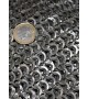 Mail Collar, flat rings with round rivets