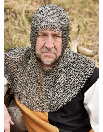 Flat Riveted Rings Chainmail, 8 mm