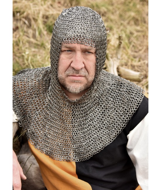Flat Riveted Rings Chainmail, 8 mm