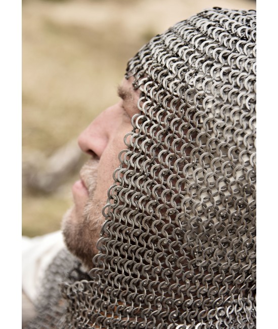 Flat Riveted Rings Chainmail, 8 mm