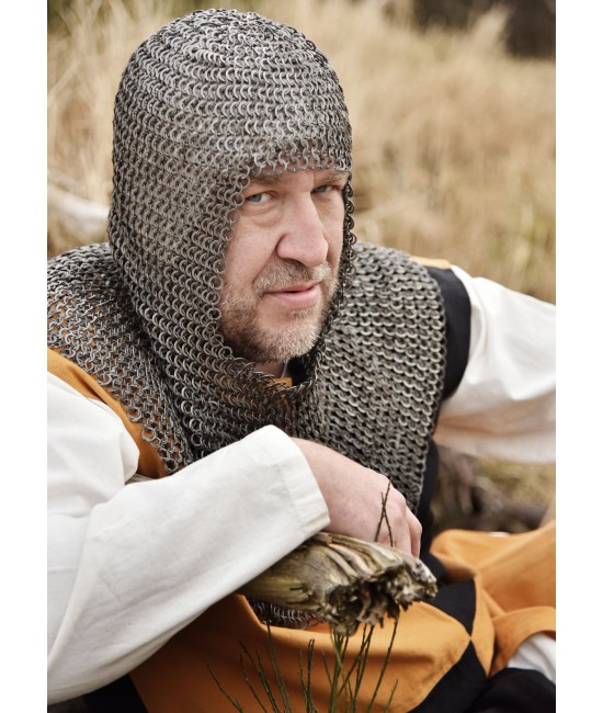 Flat Riveted Rings Chainmail, 8 mm