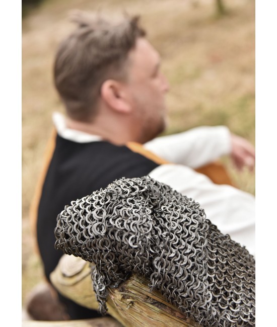 Flat Riveted Rings Chainmail, 8 mm