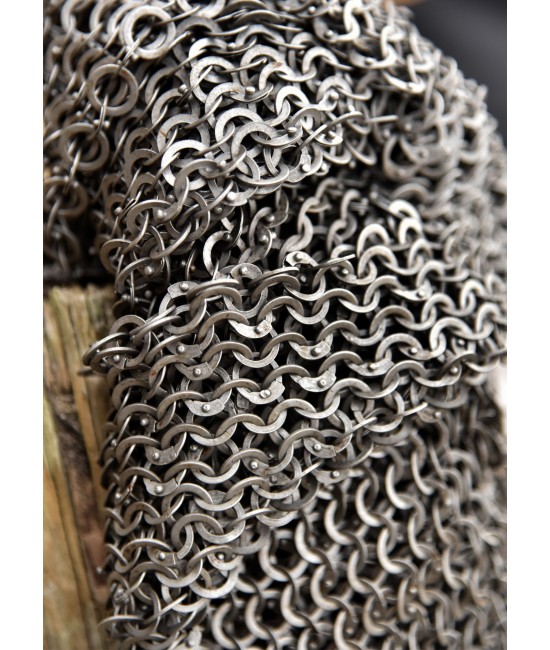 Flat Riveted Rings Chainmail, 8 mm