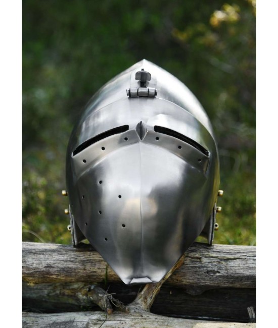 German Bascinet with Visor - 2 mm